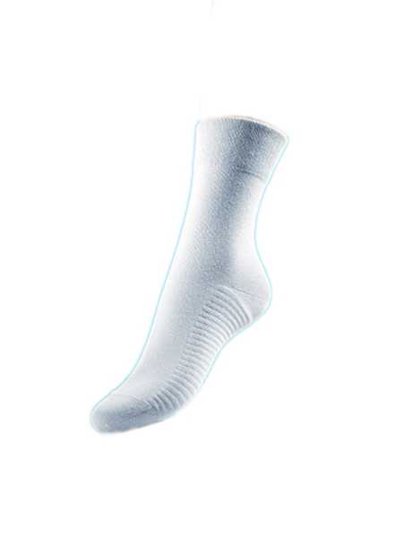 Diabetikersocken mit Fußmassage, weiß neu