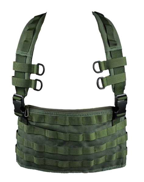 Chest Rig, Molle (NL) oliv gebr.