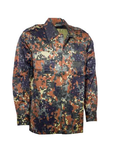 Feldbluse, langarm flecktarn neu