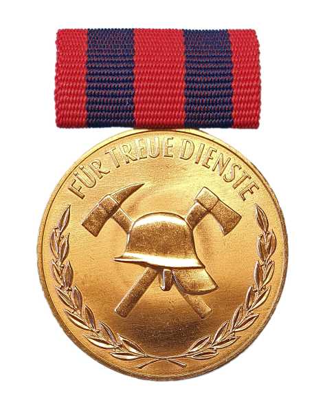 Medaille, DDR Feuerwehr bronze neu