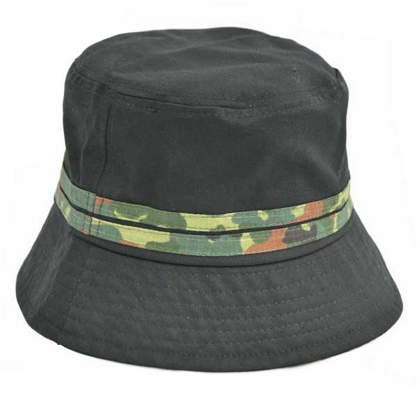 Bucket Hat, (GB) ´Lima´ schwarz/camo neu