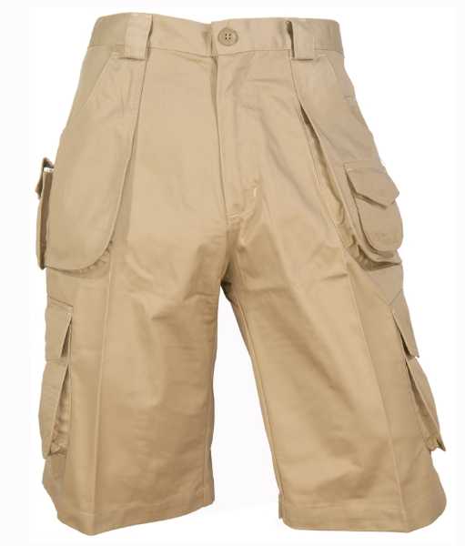 Traveller-Short, khaki neu (mit Handytasche)