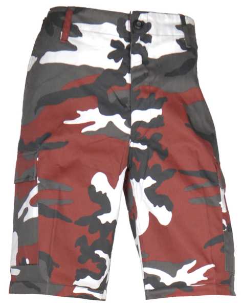 Bermuda-Hose, US red camo neu (3XL)