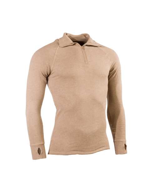 Unterziehshirt, (DK) Rolli m. RV, sand neu