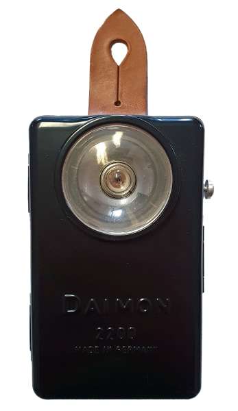 Taschenlampe, Daimon 2200 schwarz gebr.