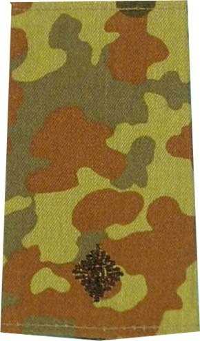 Rangabzeichen, Bw Heer flecktarn/schwarz Leutant