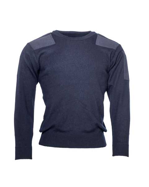 Pullover, (NL) schwarz, m. Besatz gebr./rep.