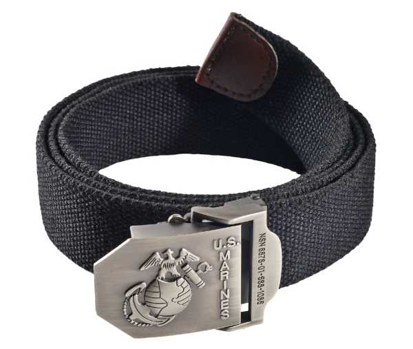 Hosengürtel, USMC (40 mm) schwarz