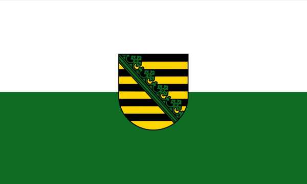 Flagge, Sachsen neu (90 x 150 cm)