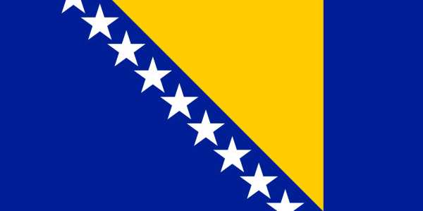 Flagge, Bosnien und Herzegowina neu (90 x 150 cm)