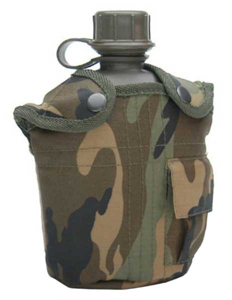 Feldflasche, US PVC woodland neu