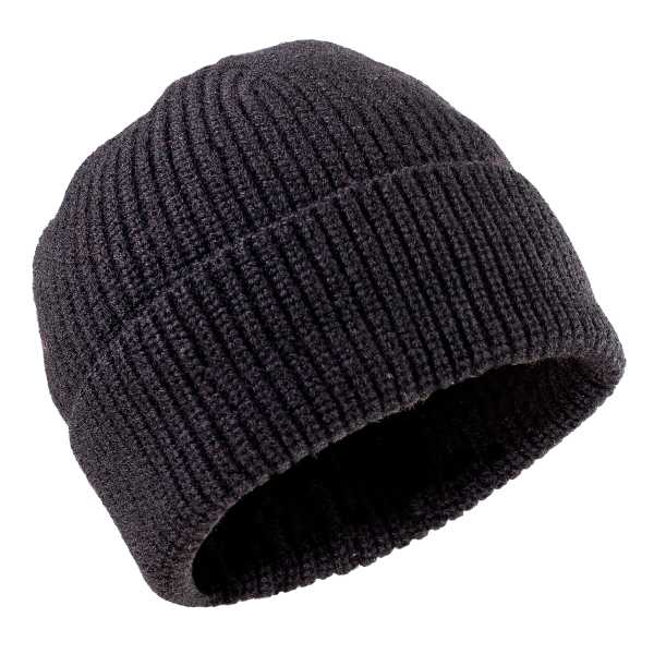 Mütze, Merino Classic schwarz neu