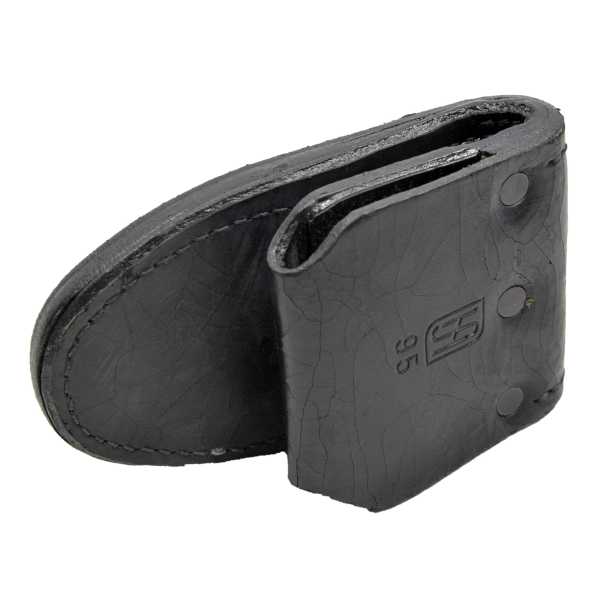 Pendelsteg für Holster, Leder schwarz gebr.