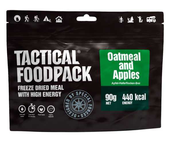 Tactical Foodpack, Oatmeal and Apples 90 g