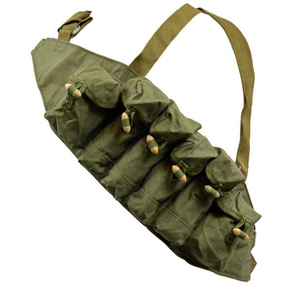 Chest Rig, "Chicom" AK Typ 4 oliv neuwertig