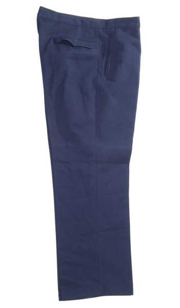 Uniformhose, DDR- VoPo blau neu (hellblaue Biesen)