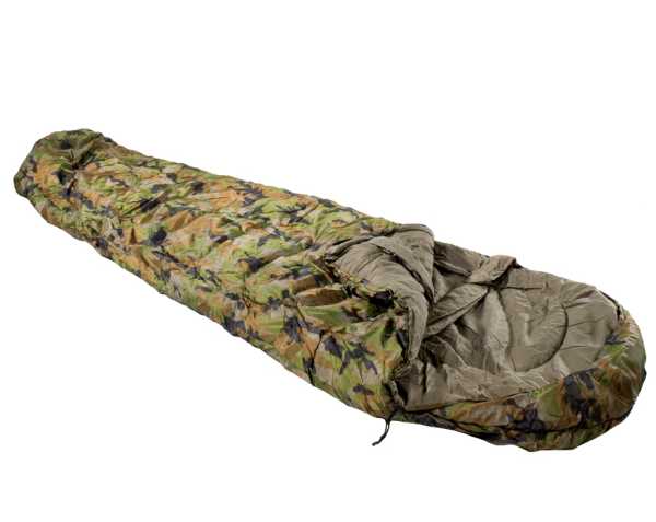 Schlafsack, Pilot 2-lagig flecktarn neu