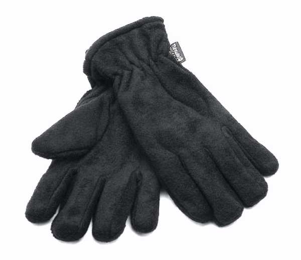 Fleece-Handschuhe, Thinsulate schwarz neu