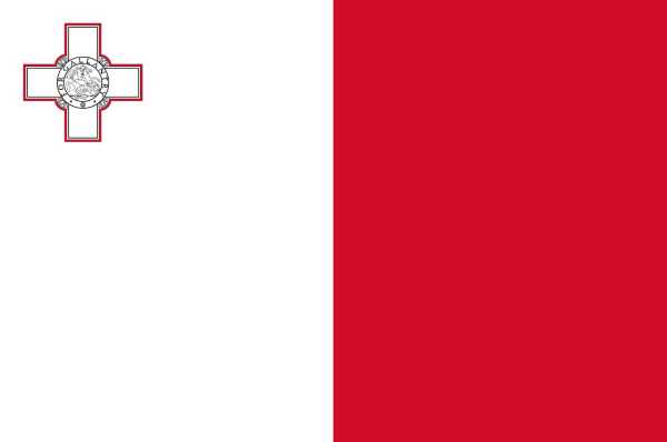 Flagge, Malta neu (90 x 150 cm)