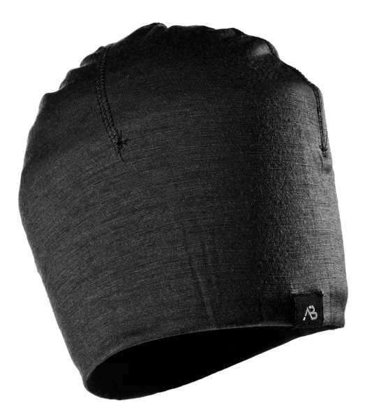 Beanie, Lite Merino schwarz neu