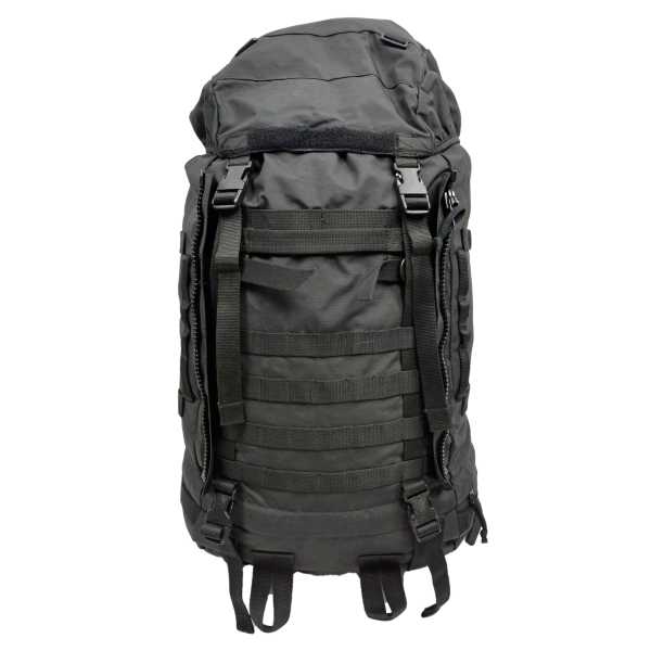 Rucksack, (NL) 60 l schwarz (o. Seitentasche) gebr.