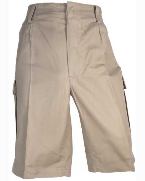 Bermuda-Feldhose, Bw Moleskin khaki neu