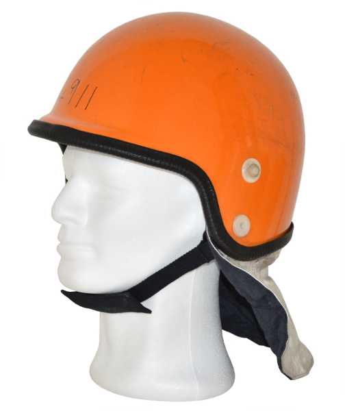 Feuerwehrhelm, (DK) orange gebraucht