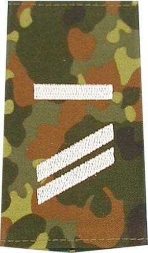 Rangabzeichen, Bw Heer flecktarn/silber Obergefreiter UA