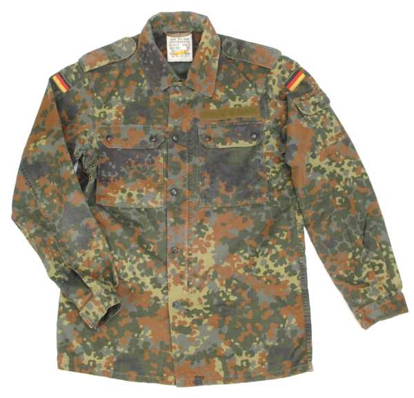 Feldbluse (Tr.), Bw flecktarn gebr./rep.