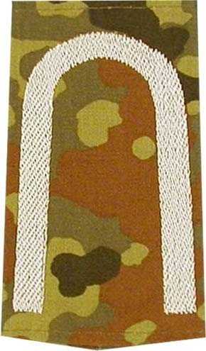 Rangabzeichen, Bw Heer flecktarn/silber Unteroffizier