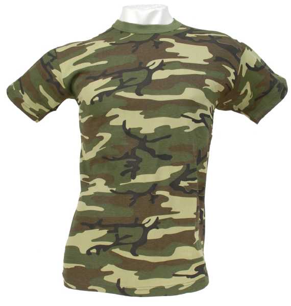 T-Shirt, US woodland neu