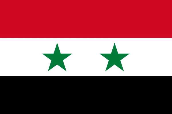 Flagge, Syrien neu (90 x 150 cm)